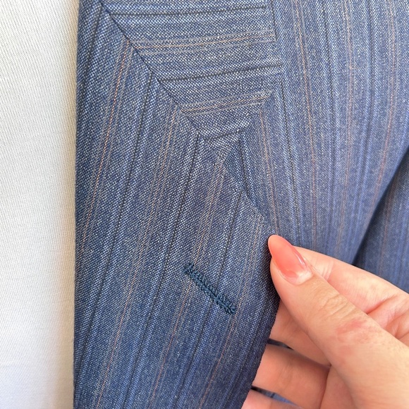 Vintage 70s 80s Wool Pinstripe Blazer – A. Gold & Sons Montreal - Picture 2 of 16